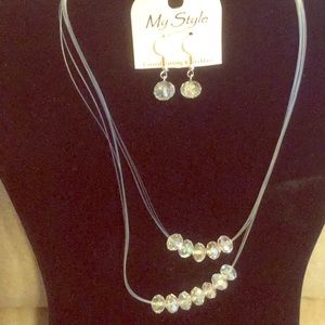 Faceted Beaded Necklace
